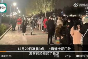 凌晨3点超5000人迪士尼排队买玩偶